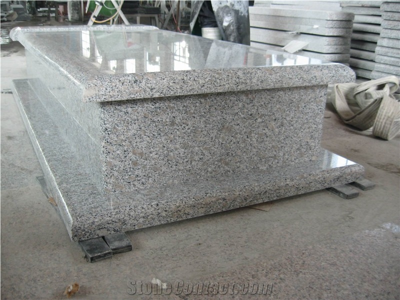 Pearl Flower Granite G383 Tombstone Monument Tomb
