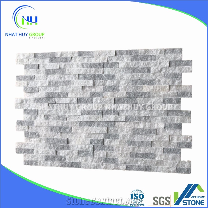 Grey Forest Wall Cladding Marble Vietnam Marble Panels