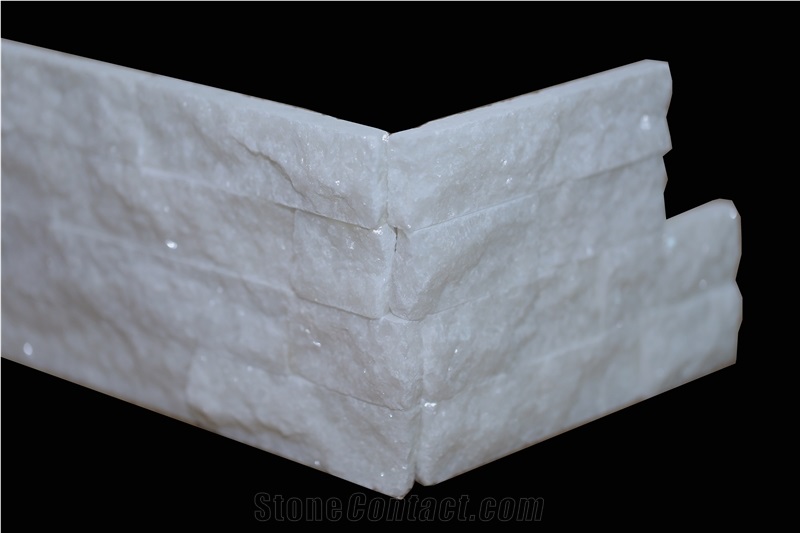Vietnam Crystal White Split Panel Marble