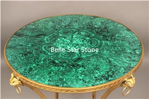 Malachite/Green Jade Semi Precious Stone Table Top