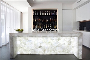 White Crystal Gemstone Luxury Interior Wall Lamps