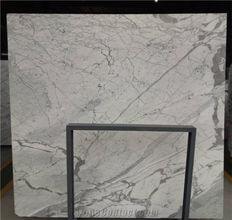Italian White Carrara Marble Slabs/Tiles, Door,Wall from China