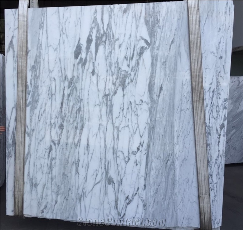 Italian White Carrara Marble Slabs/Tiles, Door,Wall from China
