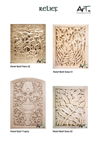 White Limestone Wall Reliefs Carving
