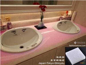 Laminated Jade Glass,Bathroom Vanity Tops