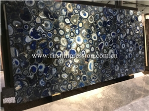Blue Agate Slabs&Tiles/Natural Gemstone