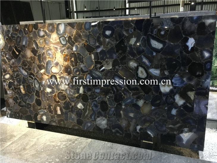 Blue Semiprecious Stone Slabs/Natural Gemstone