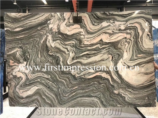 Cheap Water Cloudy Grey Marble Slabs&Tiles