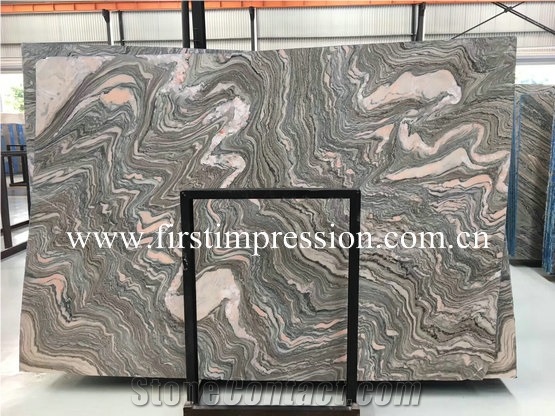 High Quality Water Cloudy Grey Marble Slabs&Tiles