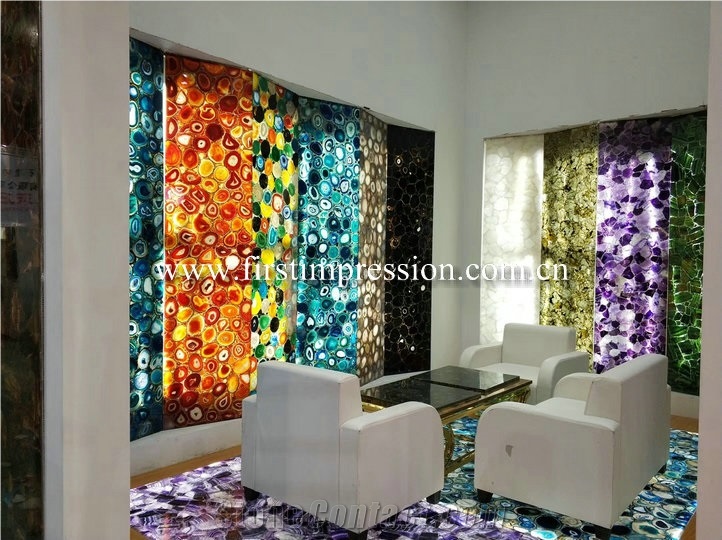Lilac Crystal Gemstone/Semiprecious Stones&Tiles