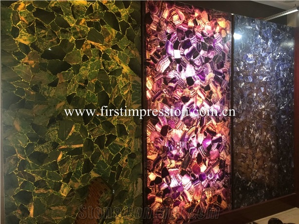 Luxury Gemstone Slabs/Semiprecious Agate Stone
