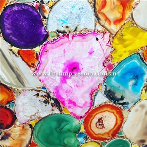 Multicolor Agate Slabs/Gemstone Slabs&Tiles