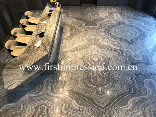 Perfect Water Cloudy Grey Marble Cut to Size&Slabs