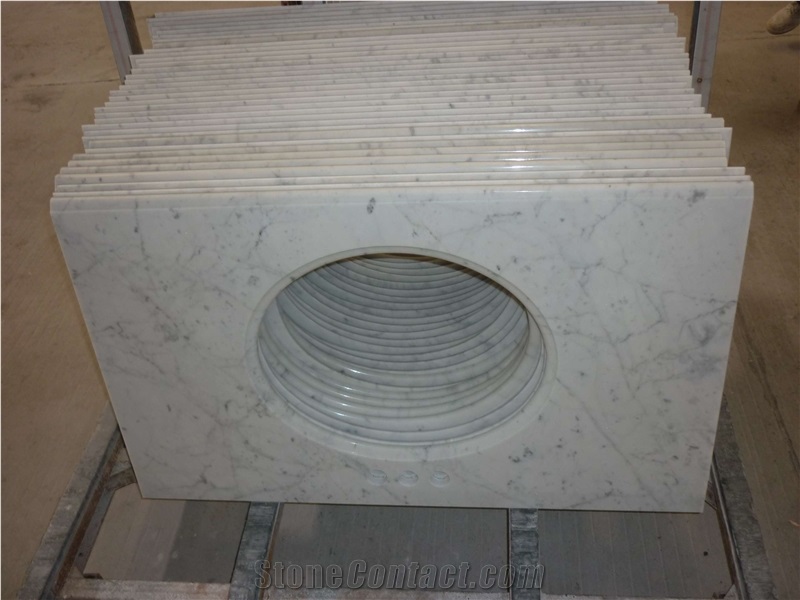 Bianco Carrara Countertops Bath Top