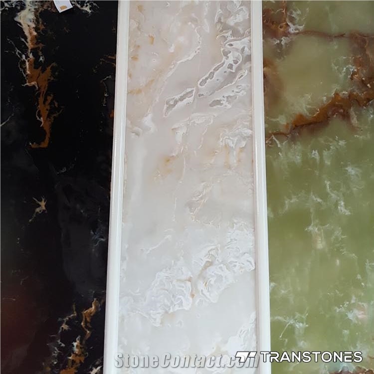 Alabaster Artificial Marble Stone Wall Covering