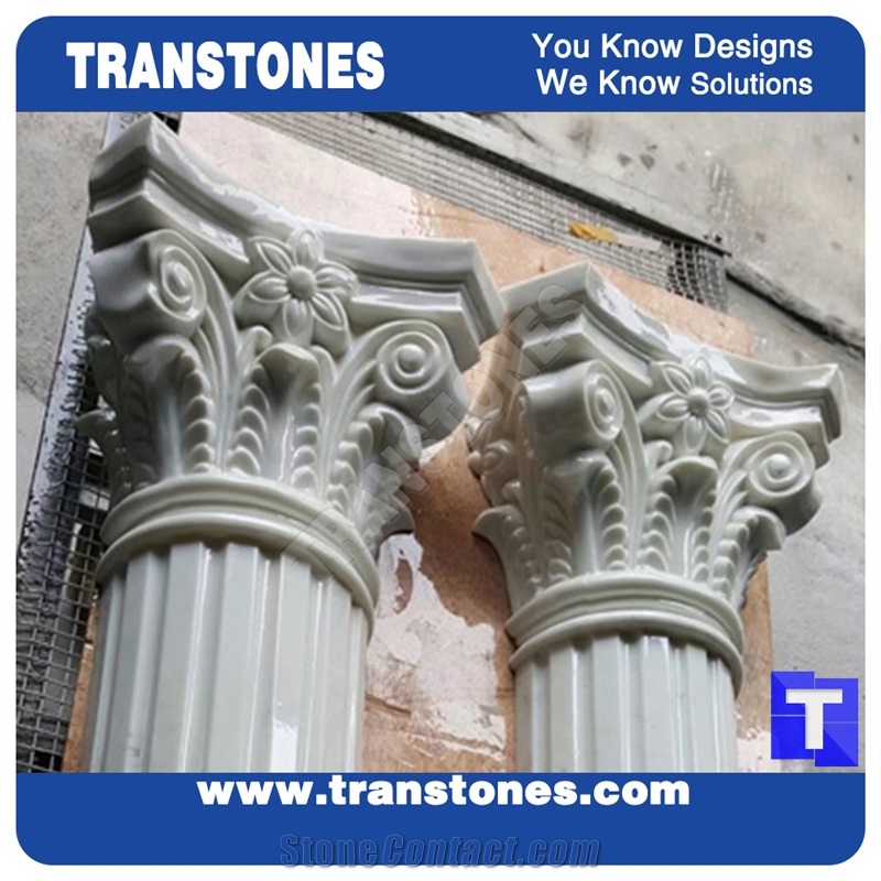 Artificial Columns Translucent Stone for Buildings