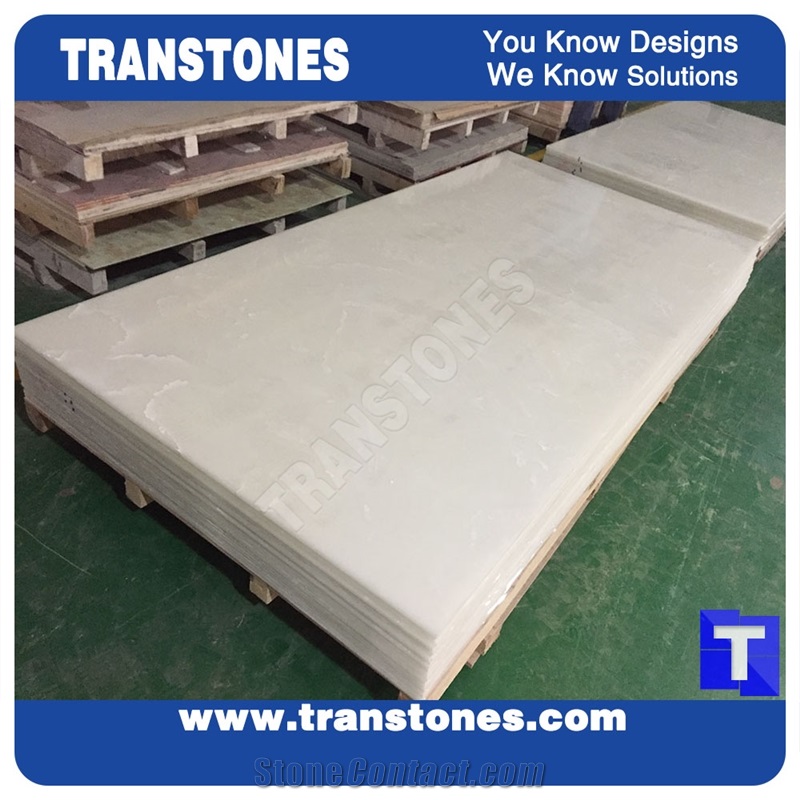 Artificial Stone Panels Translucent Resin Tiles