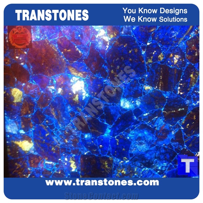Artificial Translucent Agate for Interior Decors