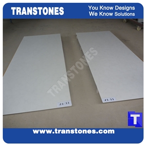 Artificial White Translucent Marble Panels & Slabs