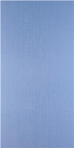 Blue Acrylic Rain Pattern Panel Interior Walling