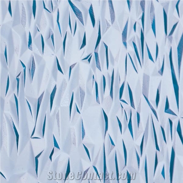 Blue Bulgy Surface Acrylic Panel Walling &Cladding