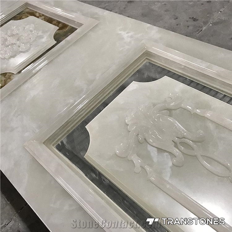 Carrara Marble White Alabaster Stone Home Decors