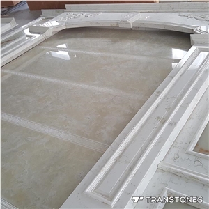 Chinese Classes Carving Door Faux Marble Stone