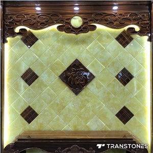 Chinese Classes Style Carving Faux Stone Wall Tile