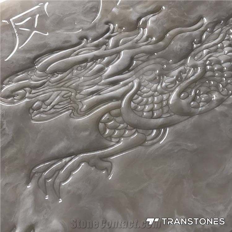 Chinese Classes Style Carving Polished Home Decor Panels