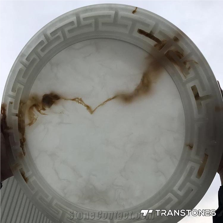 Decorative Artificial Onyx Marble Plates