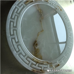 Decorative Artificial Onyx Marble Plates