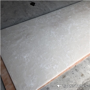 Faux Alabaster Stone Panel for Bar Counter & Ceiling