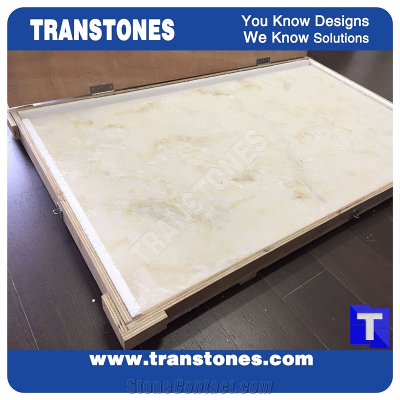 Faux Marble Sheet for Reception Desk / Top
