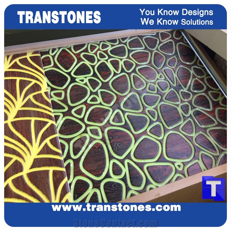 Faux Translucent Onyx Slabs for Wall Cladding