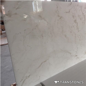 Glossy Surface Artificial Carrara Alabaster Sheet