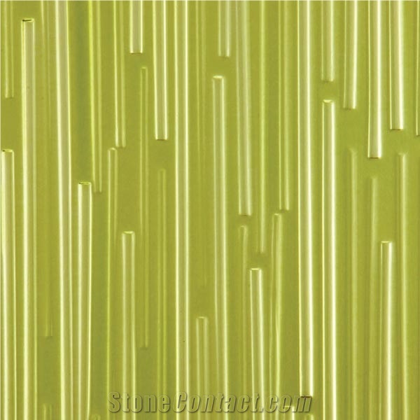 Green Transparent Acrylic Office Decors Walling