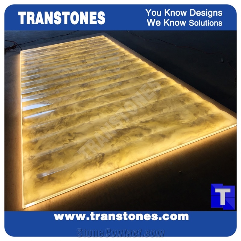 Persian White Backlit Slabs for Hotel Decors