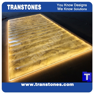 Persian White Backlit Slabs for Hotel Decors