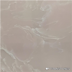 Pink Onyx Faux Marble Stone Backlit Design
