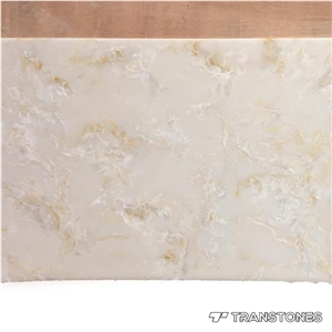 Polished Artificial Alabaster Stone for Wall Cladding Design