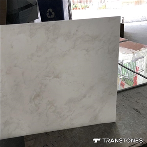 Polished Finishes White Artificial Onyx Alabaster Resin Panel