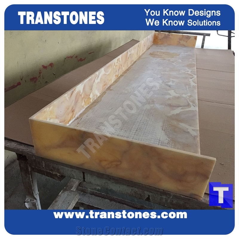 Solid Surface Artificial Marble Commercial Counters