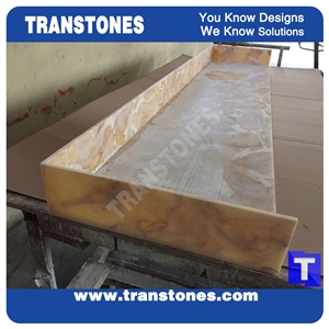 Solid Surface Artificial Marble Commercial Counters