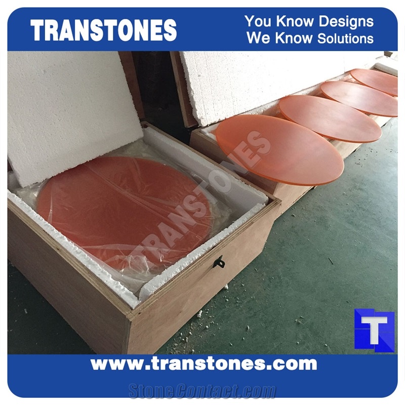 Translucent Acrylic Panel Cut to Size Faux Stone