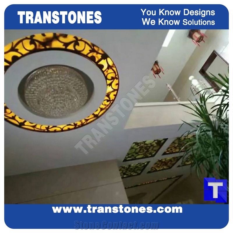 Translucent Artificial Stone for Ceiling&Cladding