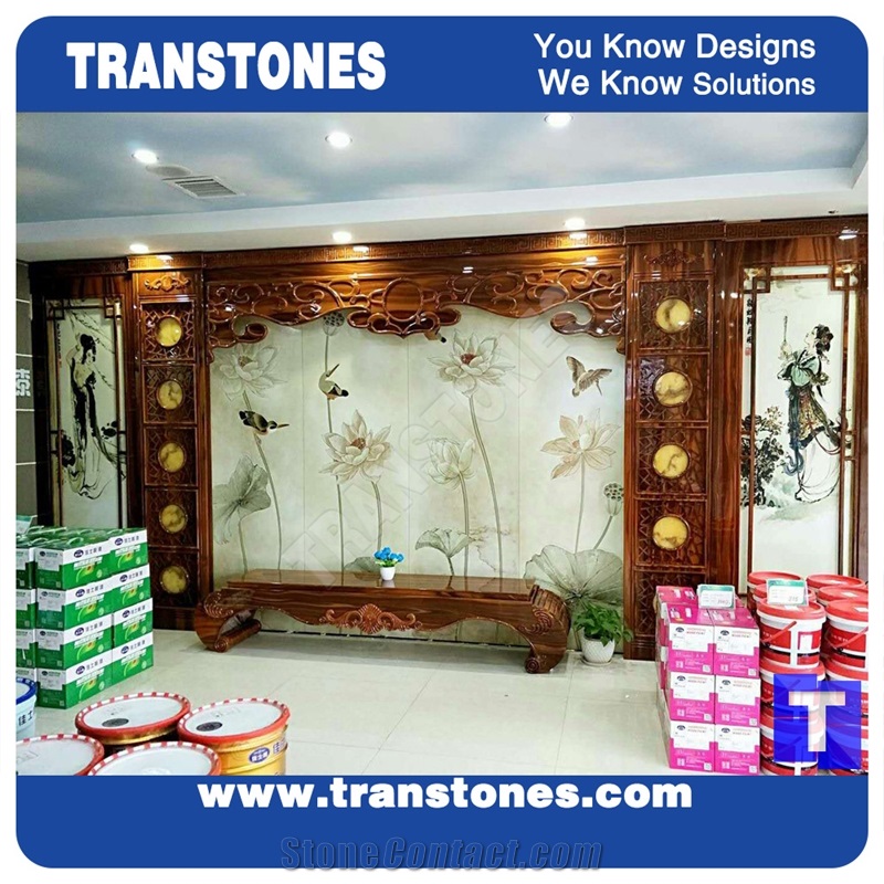 Translucent Artificial Stone for Ceiling&Cladding