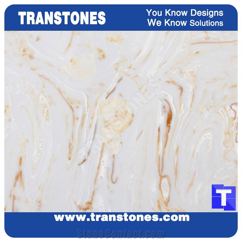 Translucent Resin Panel for Wall Covering and Tops