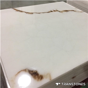 Transparent Artificial Onyx Marble Lighting