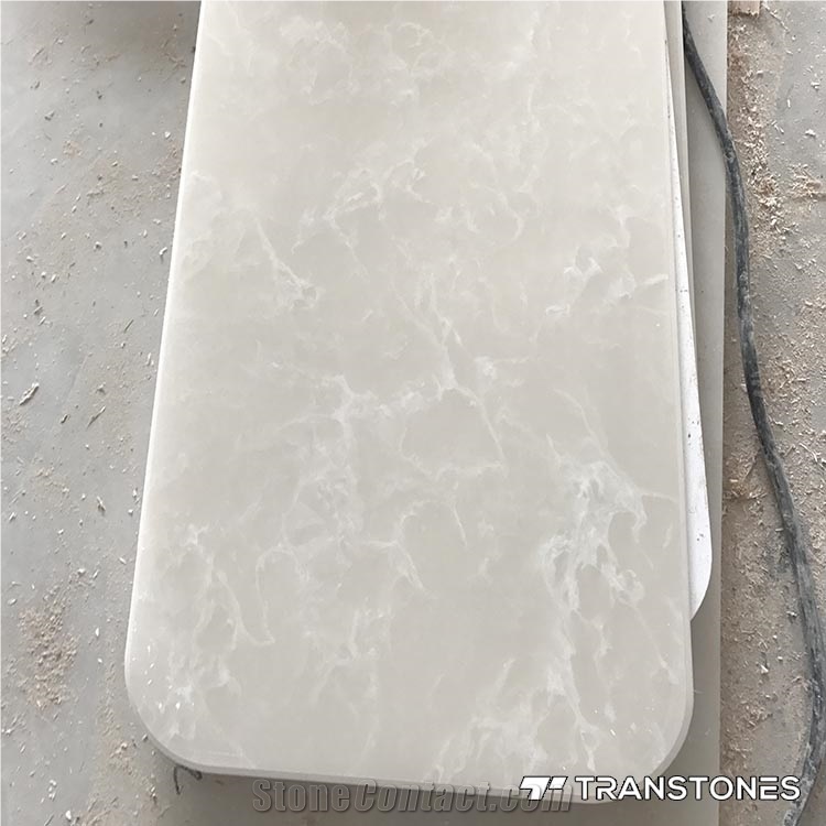 Transparent Polished Surface Alabaster Sheet