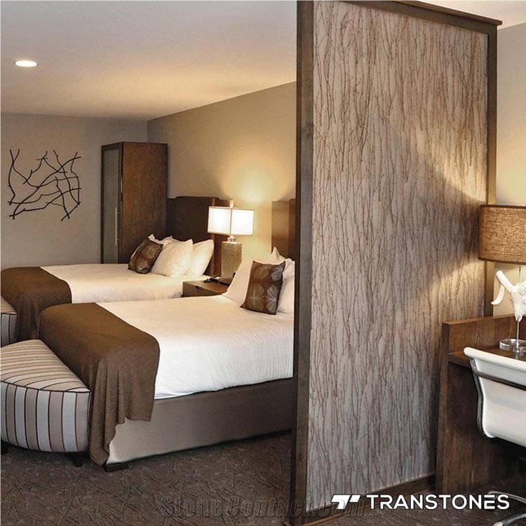 Tree Withe Pattern Acrylic Solid Surface Decors